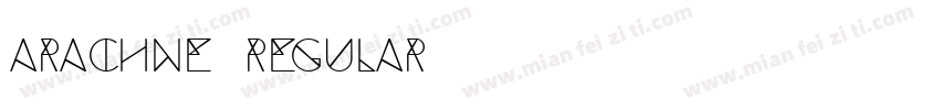 Arachne Regular字体转换